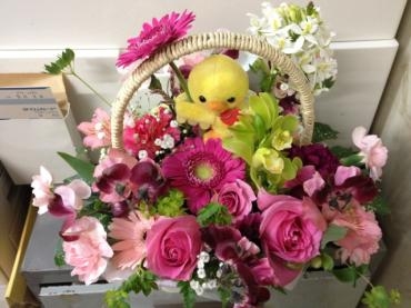出産祝いアレンジメント｜「フローリストとうじょう」　（福島県伊達市の花キューピット加盟店 花屋）のブログ