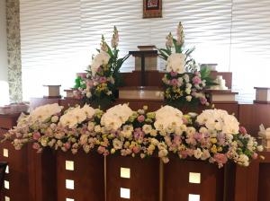 葬儀用祭壇生花｜「フローリストとうじょう」　（福島県伊達市の花キューピット加盟店 花屋）のブログ